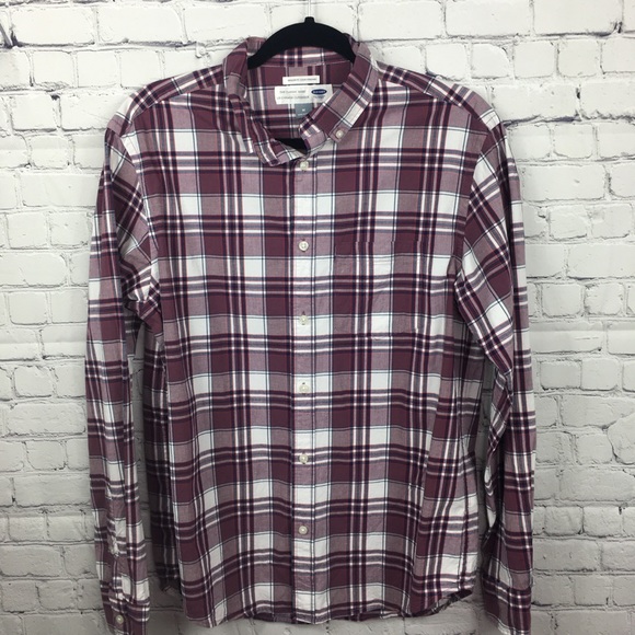 Old Navy The Classic Shirt Plaid Regular Fit M - Picture 1 of 4